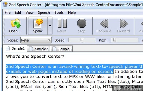 2nd speech center download software